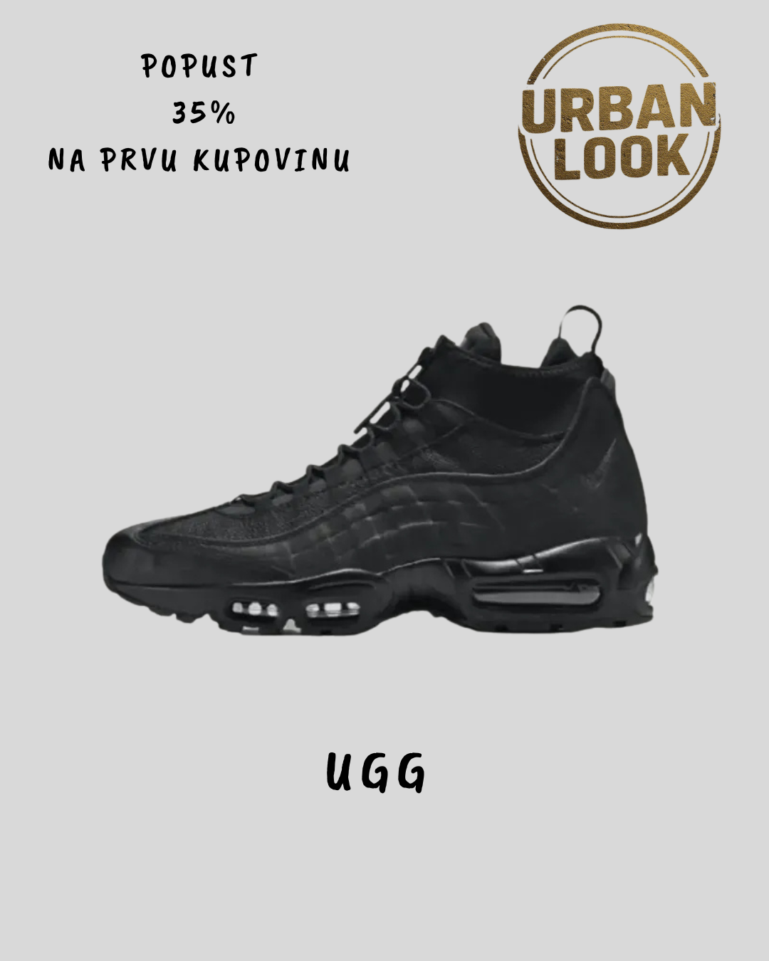 Air Max 95 Boot Triple Black