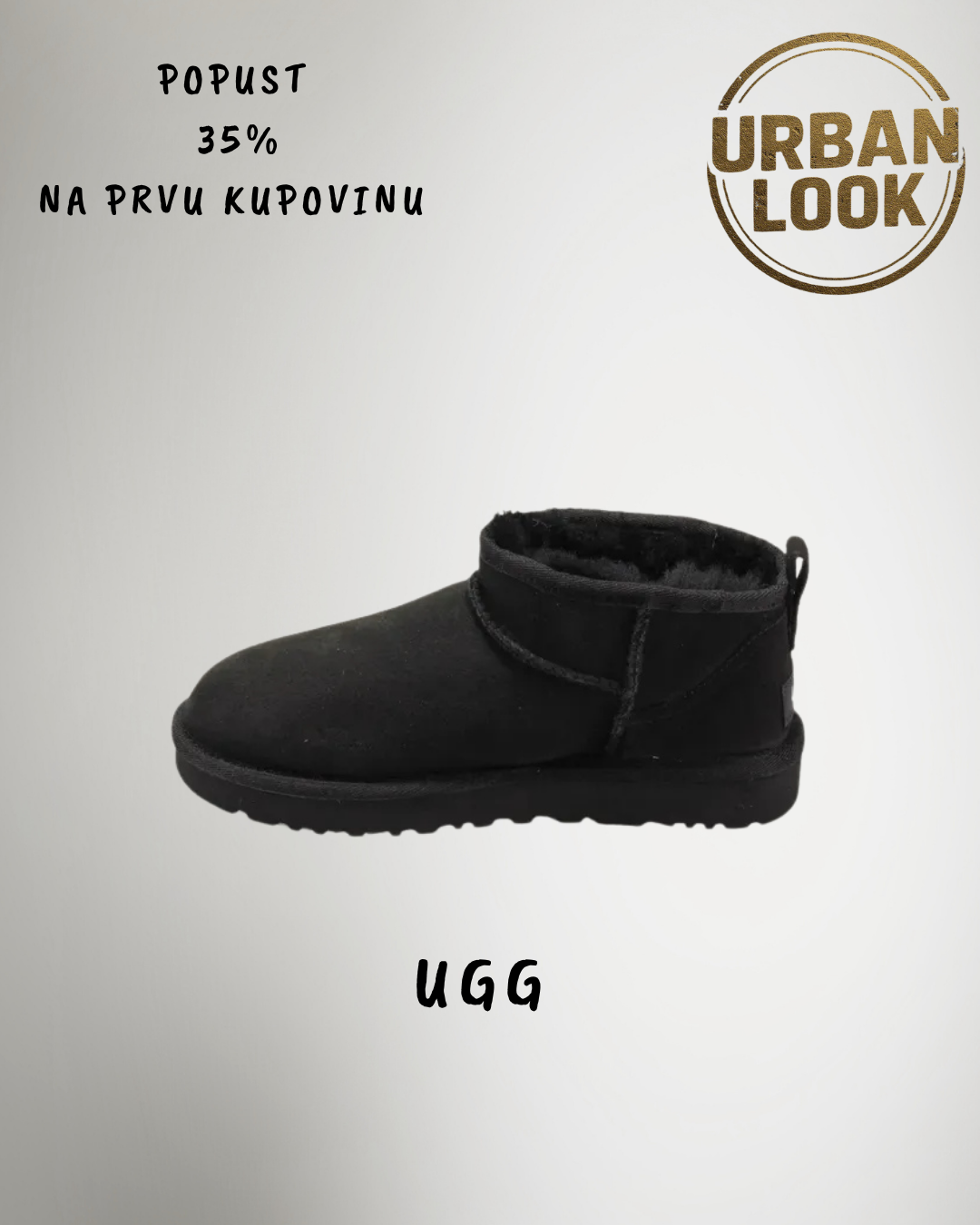 UGG Ultra Mini Black