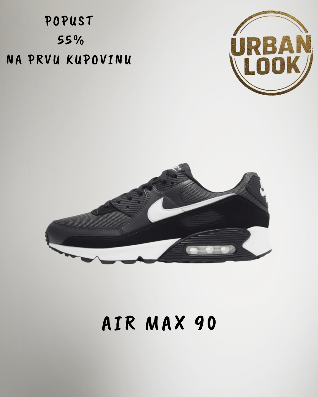 Air Max 90 Black/White