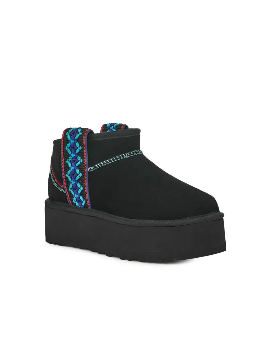 UGG Style Platform Black
