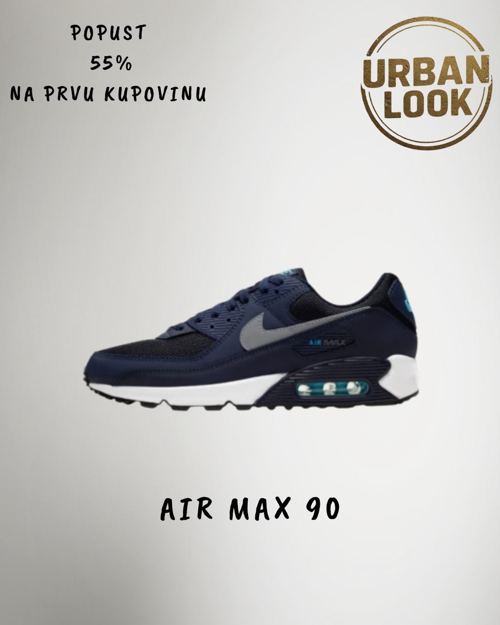 Air Max 90 Navy/Grey