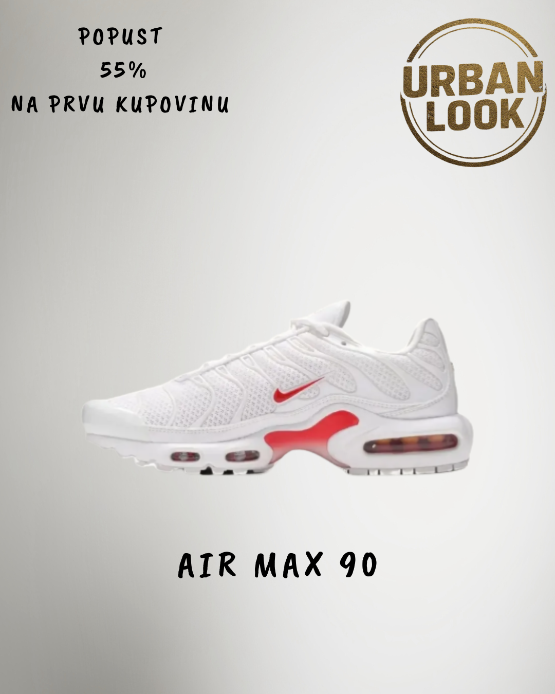 Air Max Plus White/Red