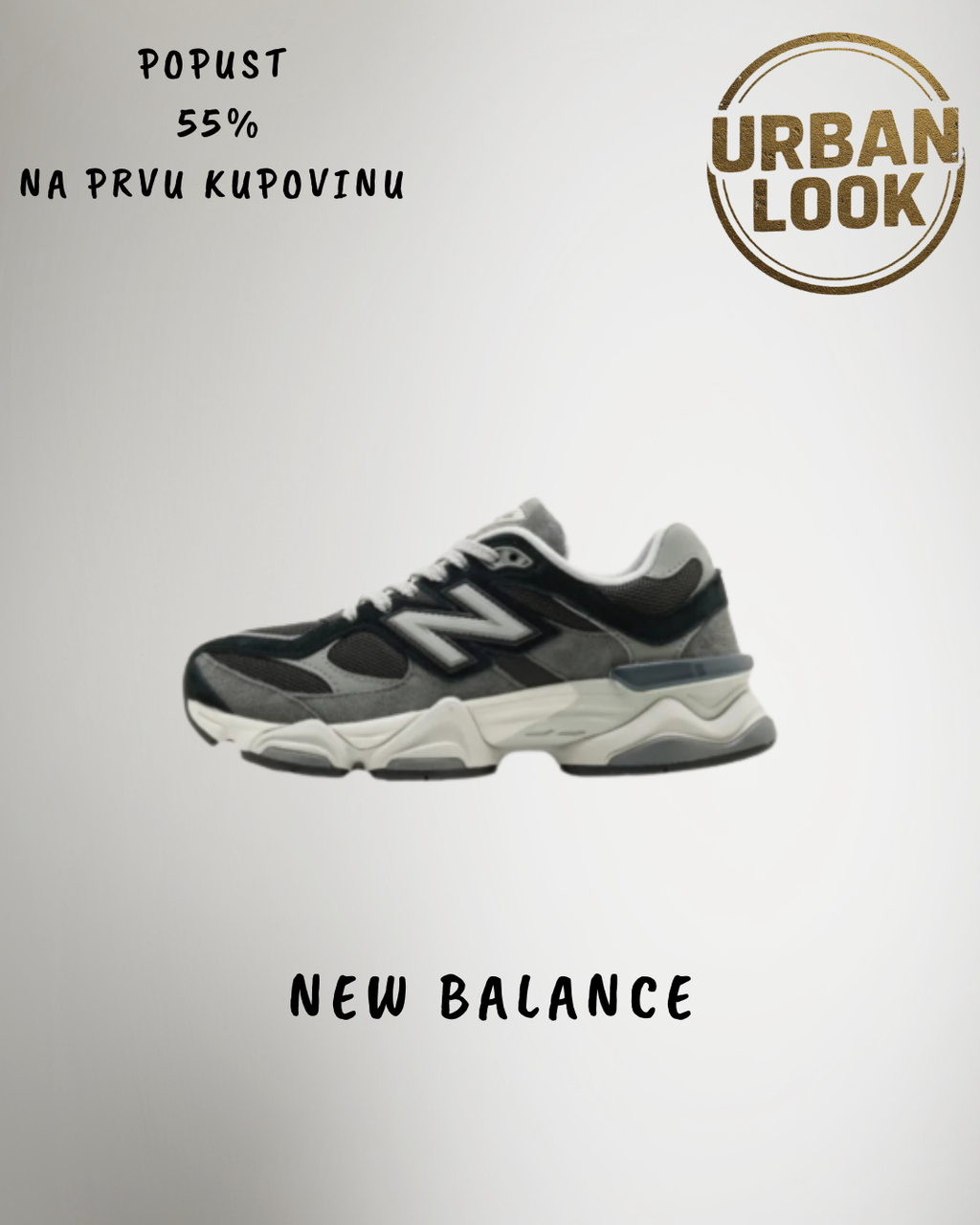 New Balance 9060 Grey/Black