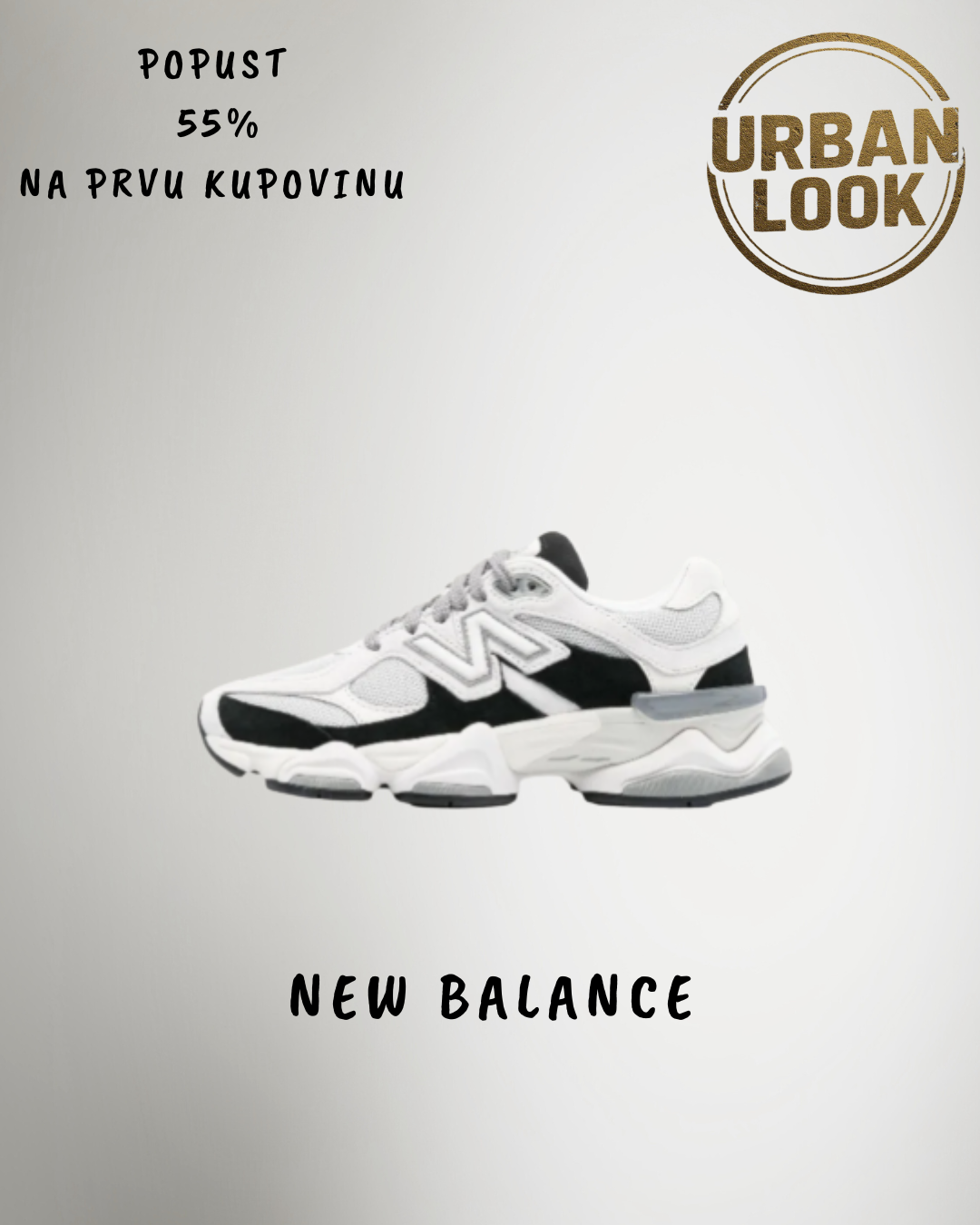 New Balance 9060 White/Black