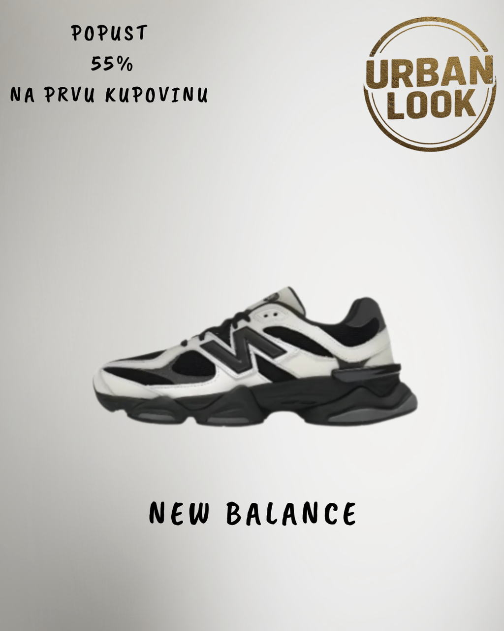 New Balance 9060 Black/White