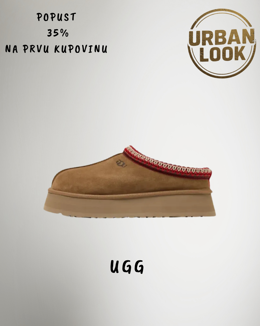 UGG Tazz Platform Chestnut