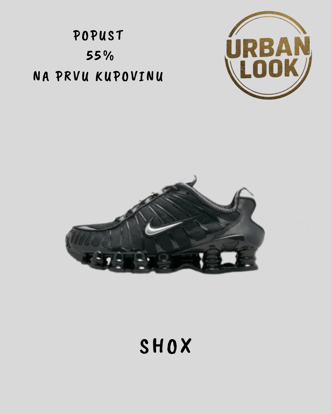 Nike Shox TL Triple Black