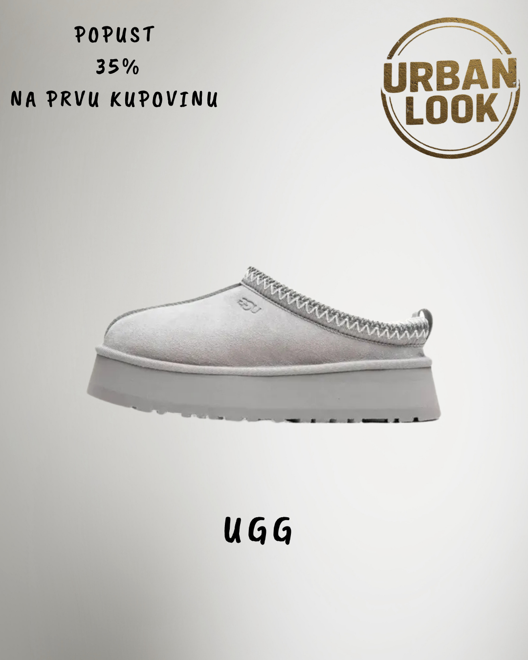 UGG Tazz Platform Light Grey
