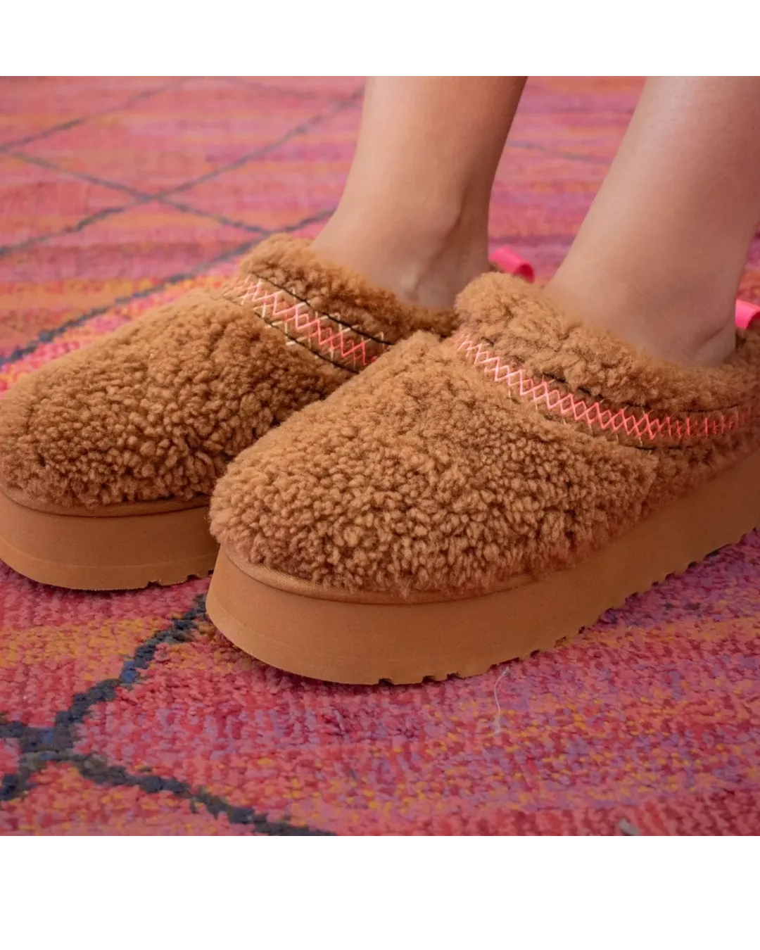 UGG Tazz Sherpa Platform Brown