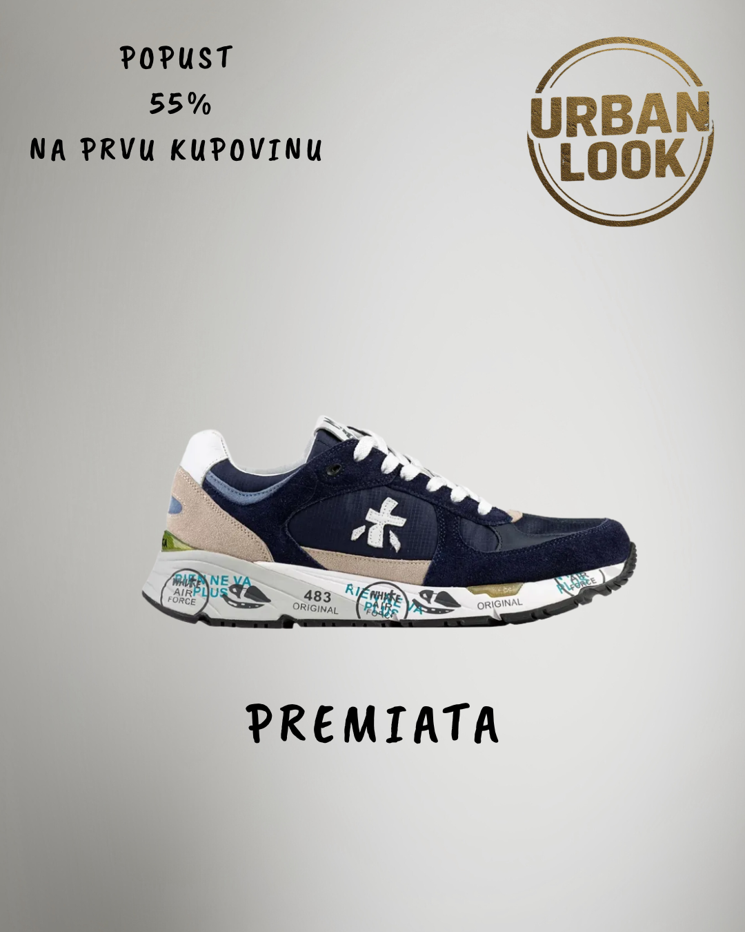 Premiata “Blue Suede”