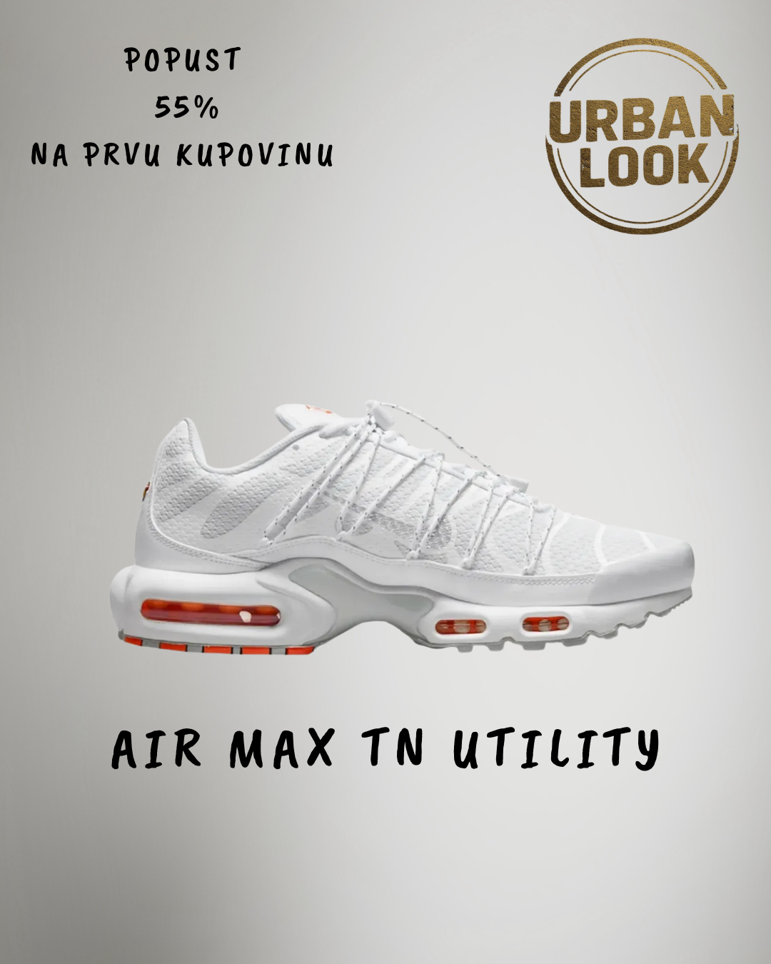 Air Max Plus TN Utility “Triple White Orange Air”